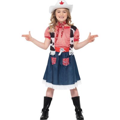 Meisjes cowgirl jurkje
