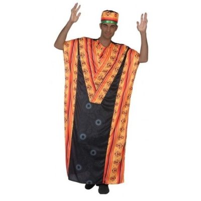 Afrikaanse kaftan verkleed set / heren - carnavalskleding